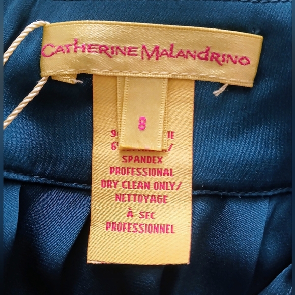 CATHERINE MALANDRINO HARLEY SILK BLEND JUMPSUIT. - Picture 5 of 8